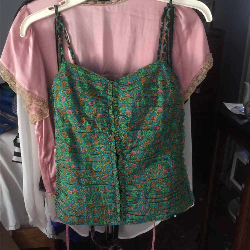 NWT Marc Jacobs SZ4 braided spaghetti strap floral